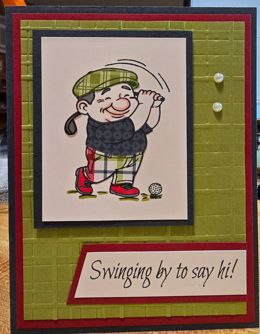 Golfing Grandpas Stamp Set