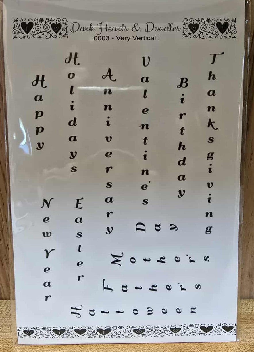 Very Vertical I Stamp Set