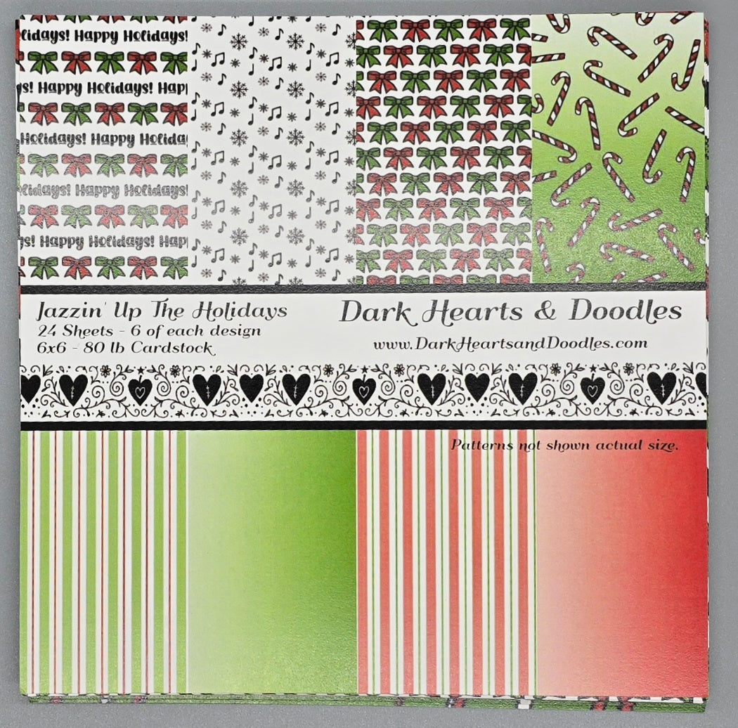 Jazzin' Up The Holidays 6x6 Cardstock