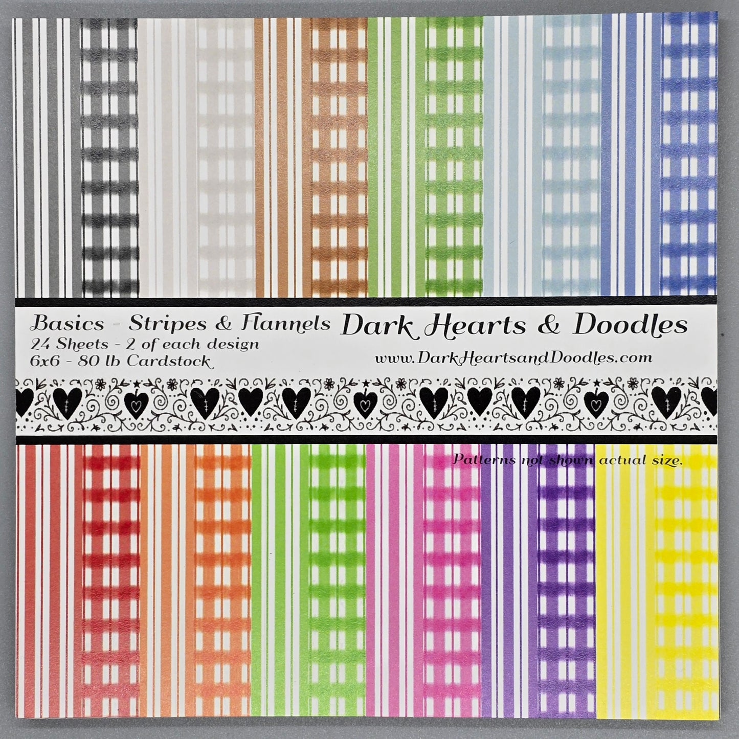 Basics 6x6 Stripes & Flannels Cardstock