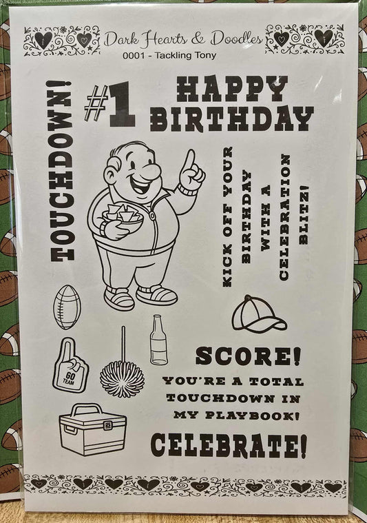 Tackling Tony Stamp Set